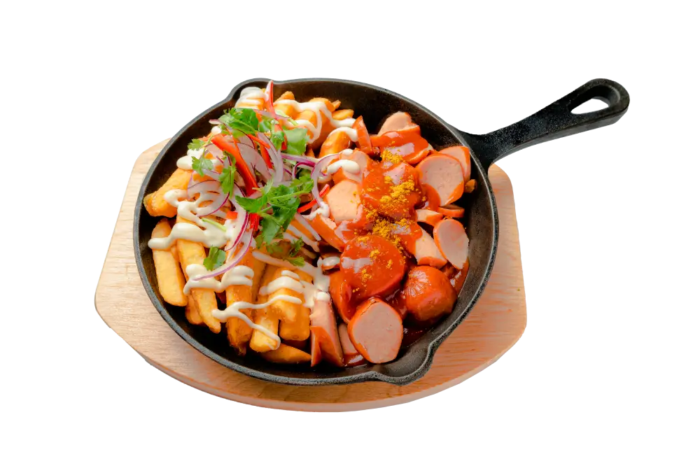 Lunch_ Currywurst&Pommes